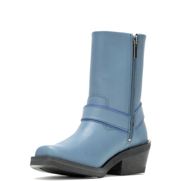 Harley-Davidson Womens Korsen Harness Blue Boots (NWT) - Picture 5 of 7
